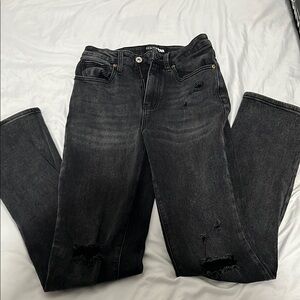 Fashion Nova Black Distressed Women's Jeans